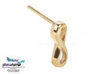نیم ست طلا - آویز و گوشواره - طرح بی‌نهایت