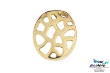 نیم ست طلا - آویز و گوشواره - طرح هندسی