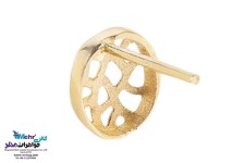 نیم ست طلا - آویز و گوشواره - طرح هندسی