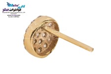 نیم ست طلا - آویز و گوشواره - طرح هندسی