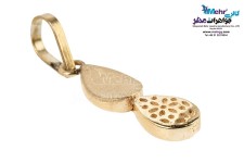 نیم ست طلا - آویز و گوشواره - طرح قطره