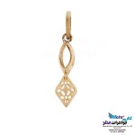 نیم ست طلا - آویز و گوشواره - طرح چشم