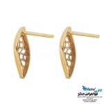 نیم ست طلا - آویز و گوشواره - طرح برگ