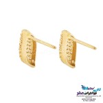 نیم ست طلا - آویز و گوشواره - طرح برگ