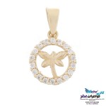 نیم ست طلا - آویز و گوشواره - طرح سنجاقک