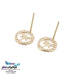نیم ست طلا - آویز و گوشواره - طرح سنجاقک