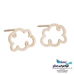 نیم ست طلا - آویز و گوشواره - طرح ابر