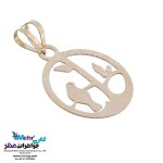نیم ست طلا - آویز و گوشواره - طرح پرنده و شاخه