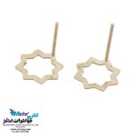 نیم ست طلا - آویز و گوشواره - طرح ستاره
