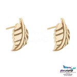 نیم ست طلا - آویز و گوشواره - طرح برگ
