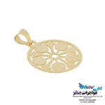 نیم ست طلا - آویز و گوشواره - طرح هندسی