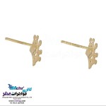 نیم ست طلا - آویز و گوشواره - طرح تاج