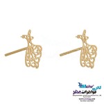 نیم ست طلا - آویز و گوشواره - طرح رقص سماع