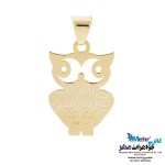 نیم ست طلا - آویز و گوشواره - طرح جغد