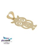 نیم ست طلا - آویز و گوشواره - طرح جغد