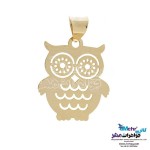 نیم ست طلا - آویز و گوشواره - طرح جغد