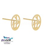 نیم ست طلا - آویز و گوشواره - طرح پرنده و شاخه