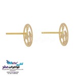 نیم ست طلا - آویز و گوشواره - طرح پرنده و شاخه