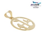 نیم ست طلا - آویز و گوشواره - طرح پرنده و شاخه