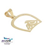 نیم ست طلا - آویز و گوشواره - طرح پرنده