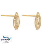 نیم ست طلا - آویز و گوشواره - طرح پرنده و قفس