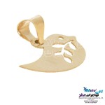 نیم ست طلا - آویز و گوشواره - طرح پرنده