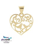 نیم ست طلا - آویز و گوشواره - طرح پرنده و شاخه