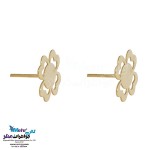 نیم ست طلا - آویز و گوشواره - طرح شبدر چهار برگ