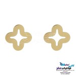 نیم ست طلا - آویز و گوشواره - طرح ون‌کلیف