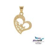 نیم ست طلا - آویز و گوشواره - طرح قلب