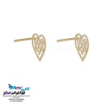 نیم ست طلا - آویز و گوشواره - طرح قلب