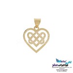 نیم ست طلا - آویز و گوشواره - طرح قلب