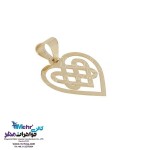 نیم ست طلا - آویز و گوشواره - طرح قلب