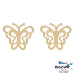 نیم ست طلا - آویز و گوشواره - طرح پروانه
