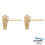 نیم ست طلا - آویز و گوشواره - طرح پروانه