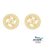 نیم ست طلا - آویز و گوشواره - طرح پروانه
