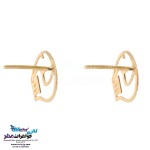 نیم ست طلا - آویز و گوشواره - طرح فیل