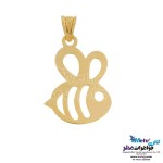 نیم ست طلا - آویز و گوشواره - طرح زنبور