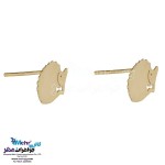 نیم ست طلا - آویز و گوشواره - طرح جوجه تیغی