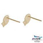 نیم ست طلا - آویز و گوشواره - طرح جوجه تیغی
