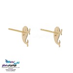 نیم ست طلا - آویز و گوشواره - طرح وال