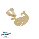 نیم ست طلا - آویز و گوشواره - طرح وال