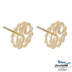 نیم ست طلا - آویز و گوشواره - طرح گل