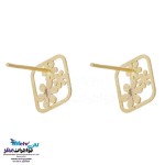 نیم ست طلا - آویز و گوشواره - طرح گل یاسمن