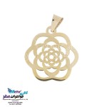 نیم ست طلا - آویز و گوشواره - طرح گل