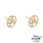 نیم ست طلا - آویز و گوشواره - طرح اسپیرال