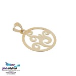 نیم ست طلا - آویز و گوشواره - طرح اسپیرال