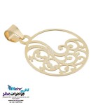 نیم ست طلا - آویز و گوشواره - طرح طاووس