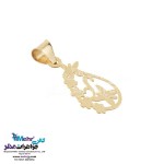 نیم ست طلا - آویز و گوشواره - طرح بته‌جقه