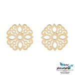 نیم ست طلا - آویز و گوشواره - طرح اسلیمی